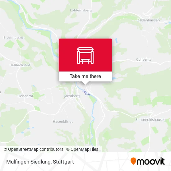 Карта Mulfingen Siedlung