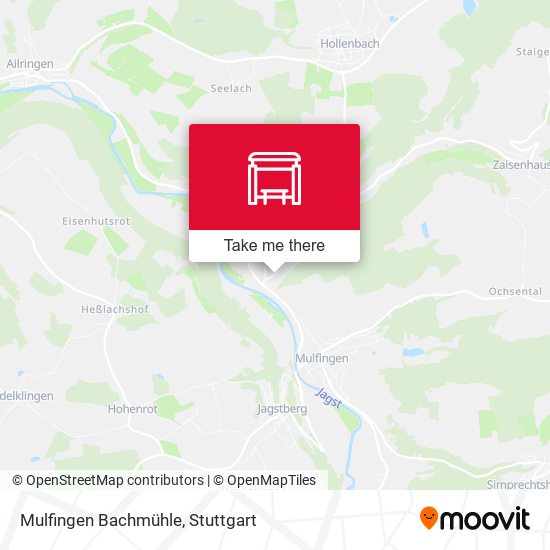 Mulfingen Bachmühle map