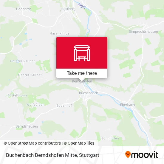 Карта Buchenbach Berndshofen Mitte