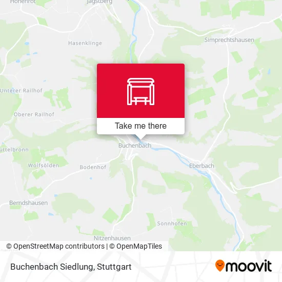 Карта Buchenbach Siedlung