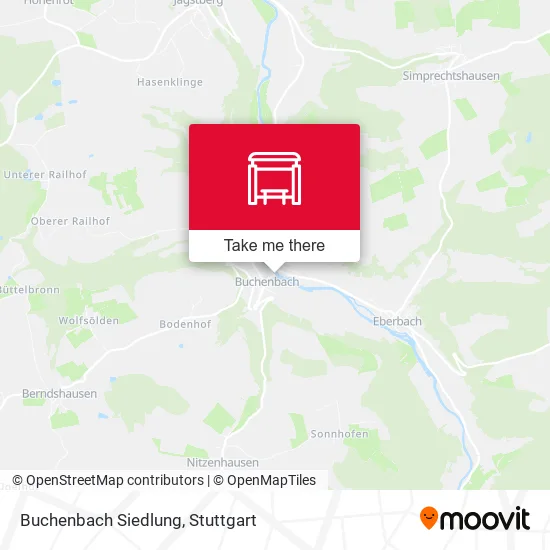 Карта Buchenbach Siedlung