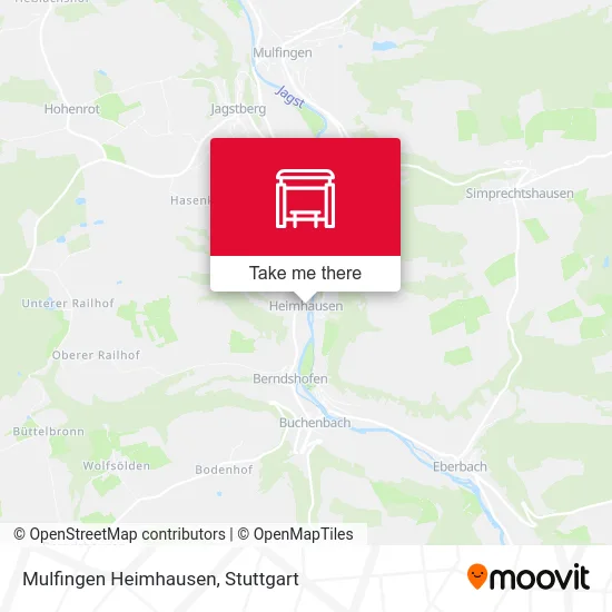 Карта Mulfingen Heimhausen