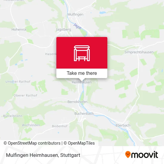 Карта Mulfingen Heimhausen
