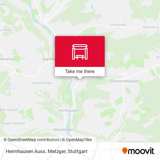 Heimhausen Auss. Metzger map