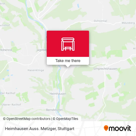 Карта Heimhausen Auss. Metzger