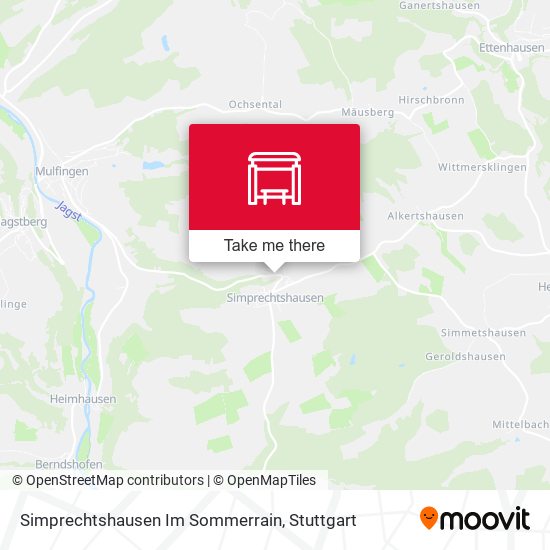 Simprechtshausen Im Sommerrain map