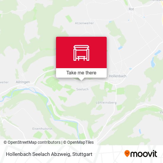 Карта Hollenbach Seelach Abzweig