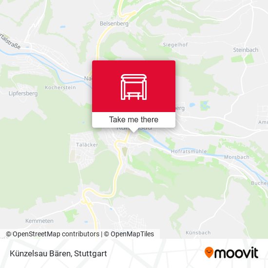 Künzelsau Bären map