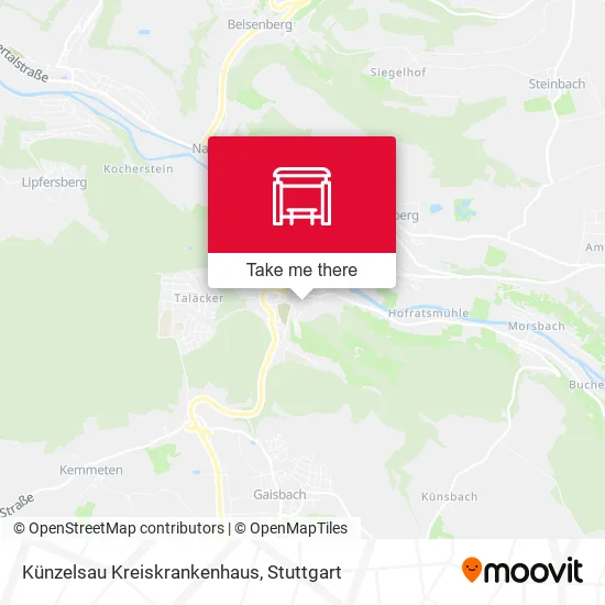 Карта Künzelsau Kreiskrankenhaus