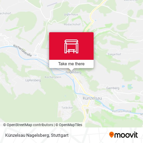 Künzelsau Nagelsberg map