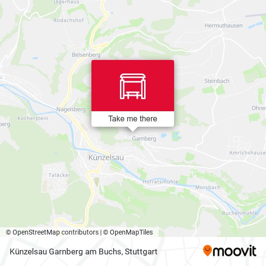 Künzelsau Garnberg am Buchs map