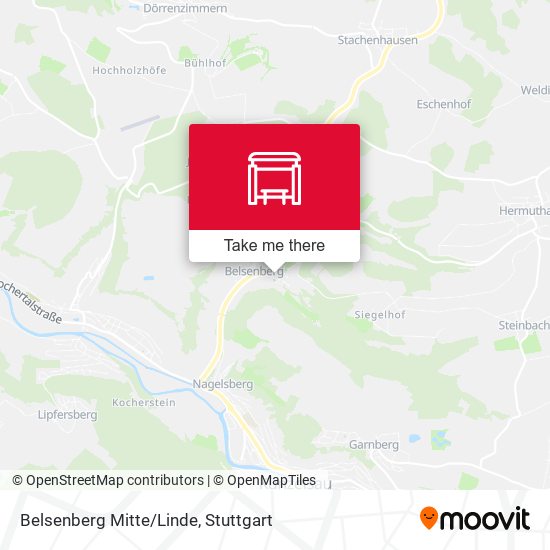 Belsenberg Mitte/Linde map