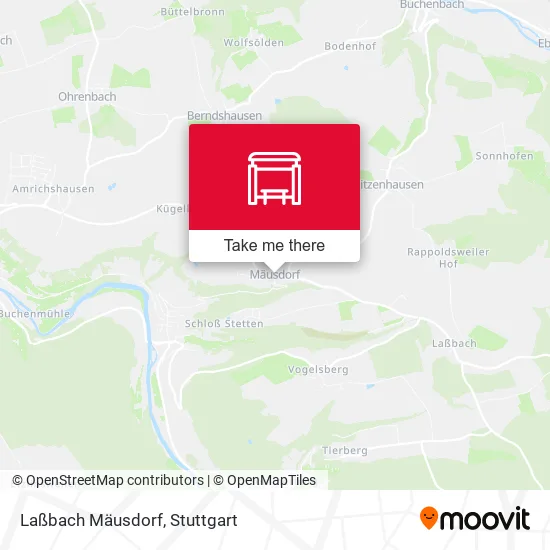 Карта Laßbach Mäusdorf