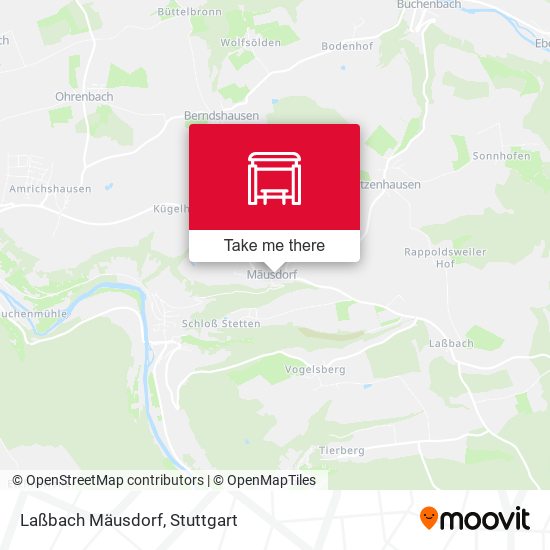 Laßbach Mäusdorf map