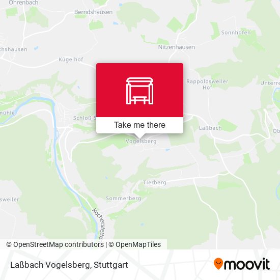 Laßbach Vogelsberg map