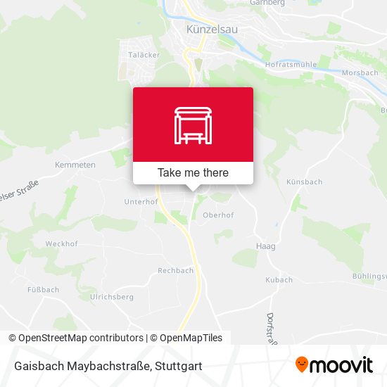Gaisbach Maybachstraße map