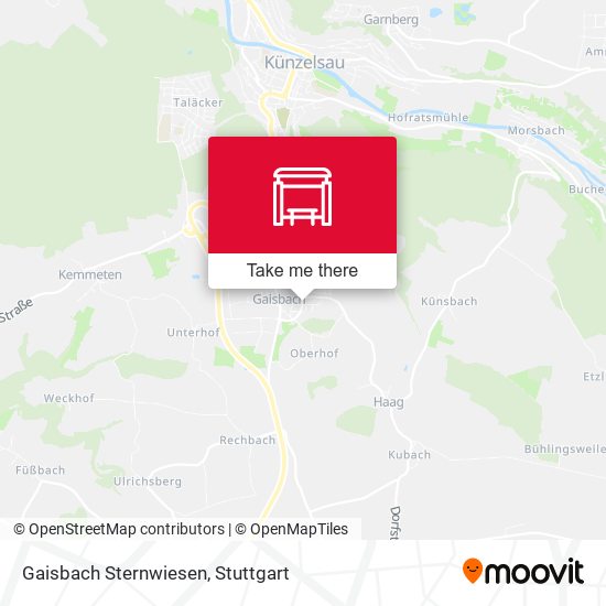 Gaisbach Sternwiesen map