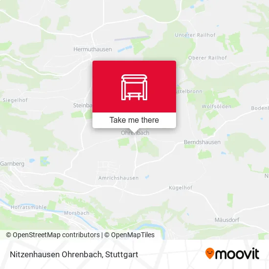 Карта Nitzenhausen Ohrenbach