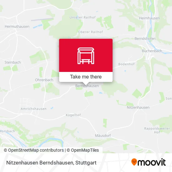 Карта Nitzenhausen Berndshausen