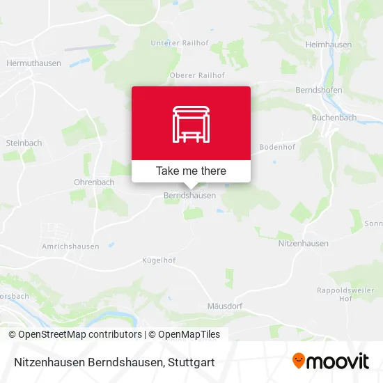 Карта Nitzenhausen Berndshausen