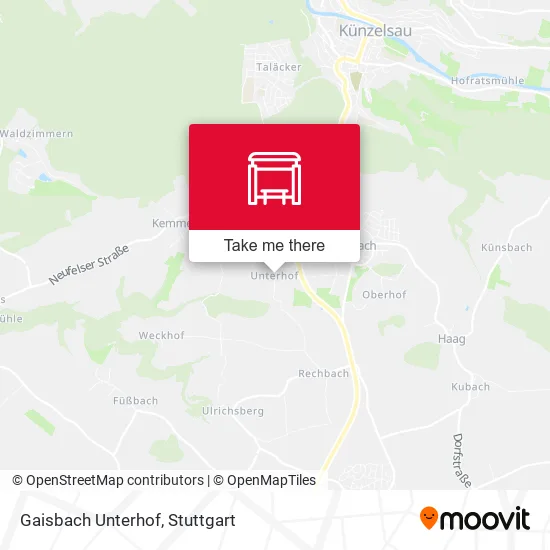 Карта Gaisbach Unterhof