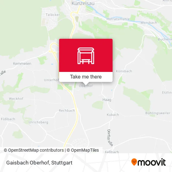 Карта Gaisbach Oberhof