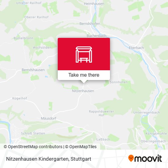 Nitzenhausen Kindergarten map