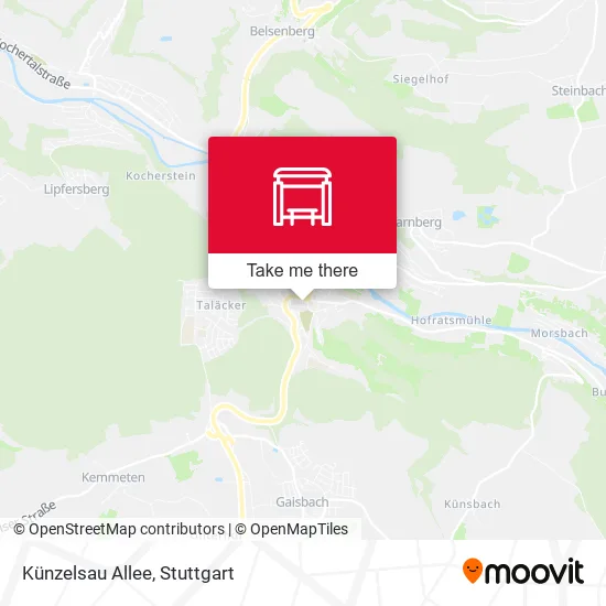 Карта Künzelsau Allee