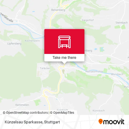 Карта Künzelsau Sparkasse