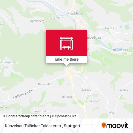 Künzelsau Taläcker Taläckerstr. map