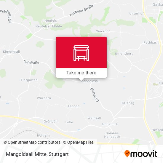 Карта Mangoldsall Mitte