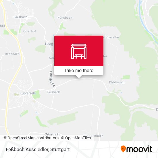 Feßbach Aussiedler map