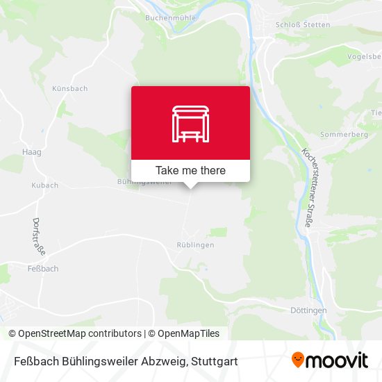Feßbach Bühlingsweiler Abzweig map