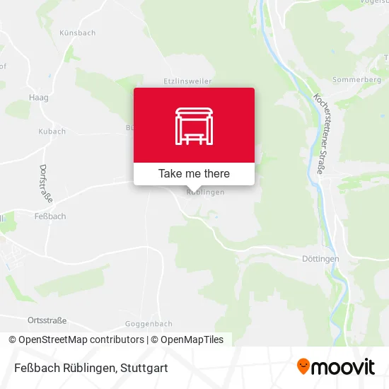 Карта Feßbach Rüblingen