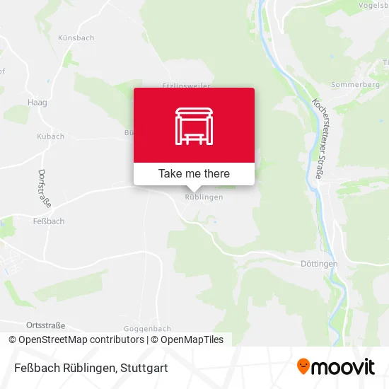 Карта Feßbach Rüblingen