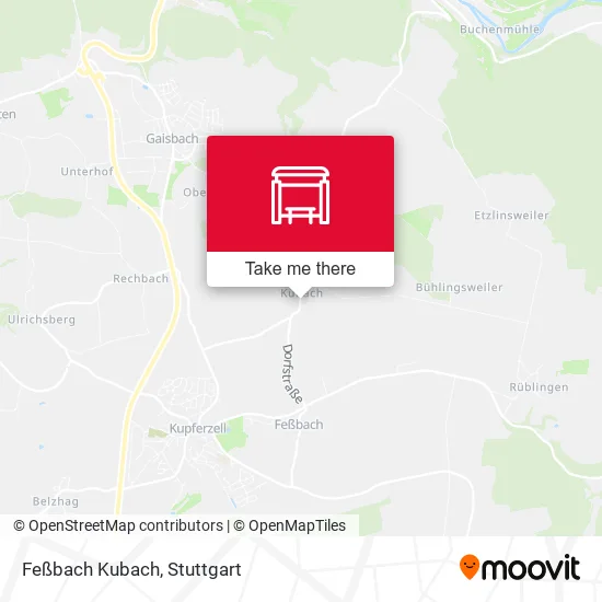 Карта Feßbach Kubach