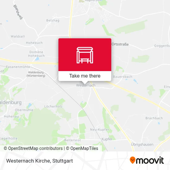 Westernach Kirche map