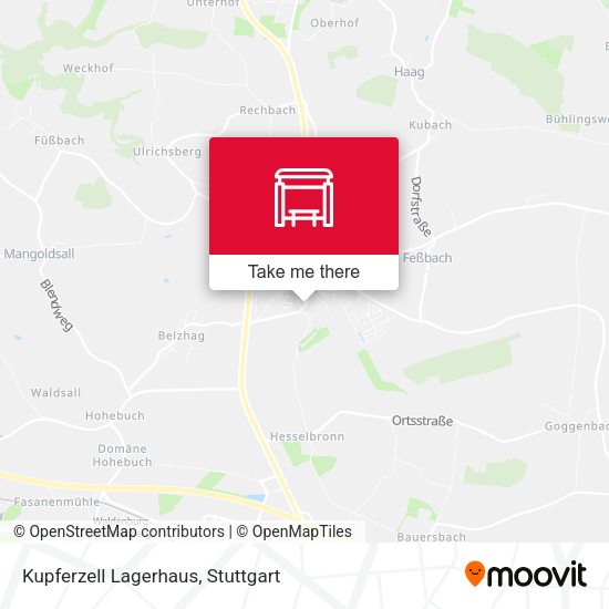 Kupferzell Lagerhaus map
