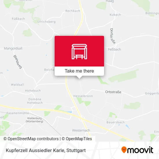 Карта Kupferzell Aussiedler Karle
