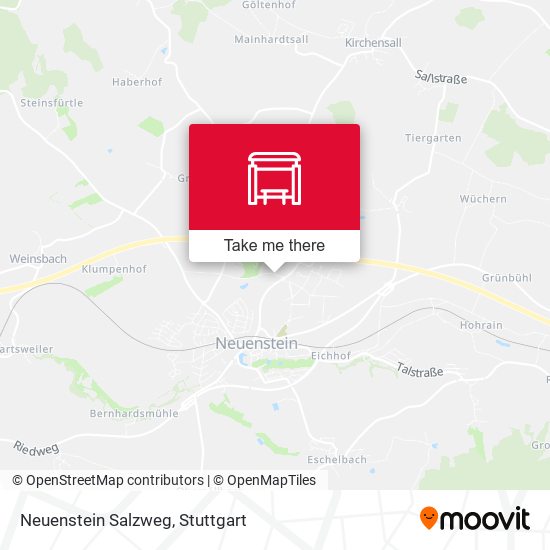 Карта Neuenstein Salzweg