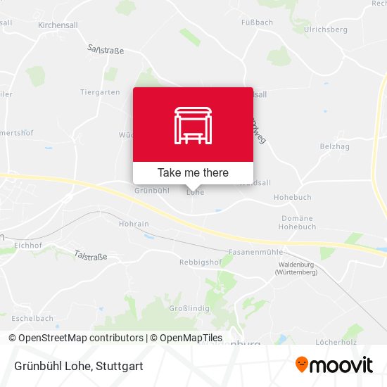 Grünbühl Lohe map