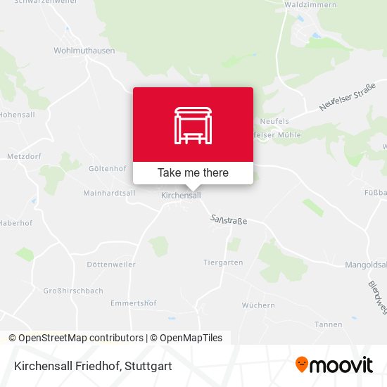 Kirchensall Friedhof map