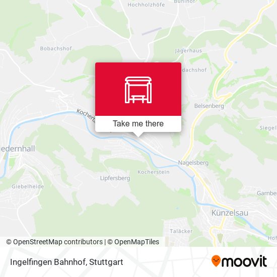 Ingelfingen Bahnhof map