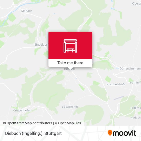 Карта Diebach (Ingelfing.)