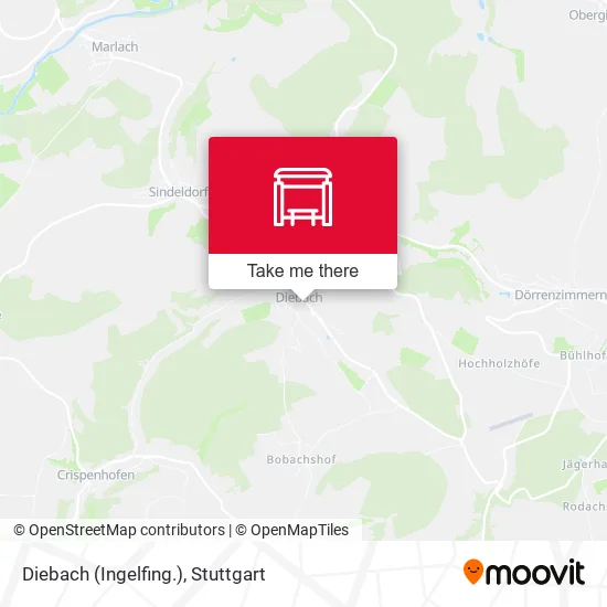 Карта Diebach (Ingelfing.)