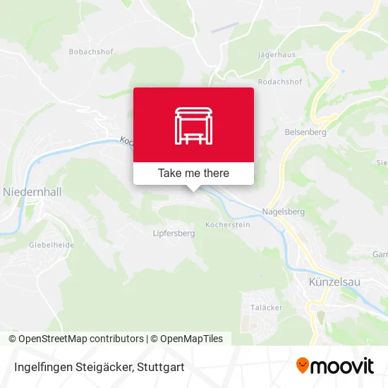 Карта Ingelfingen Steigäcker