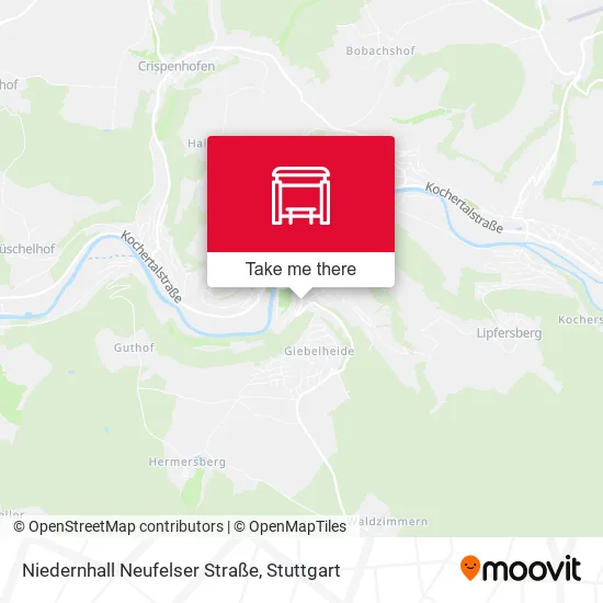 Карта Niedernhall Neufelser Straße