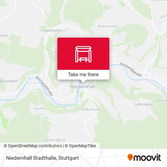 Niedernhall Stadthalle map