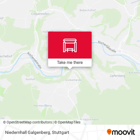 Карта Niedernhall Galgenberg