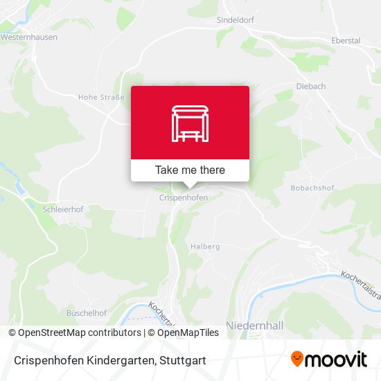 Crispenhofen Kindergarten map